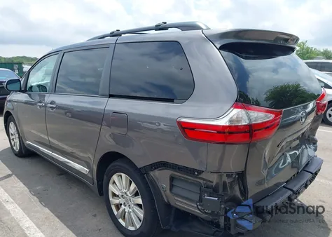 2017 Toyota Sienna Xle 7 Passenger z USA, uszkodzony, nr VIN 5TDDZ3DC3HS186879